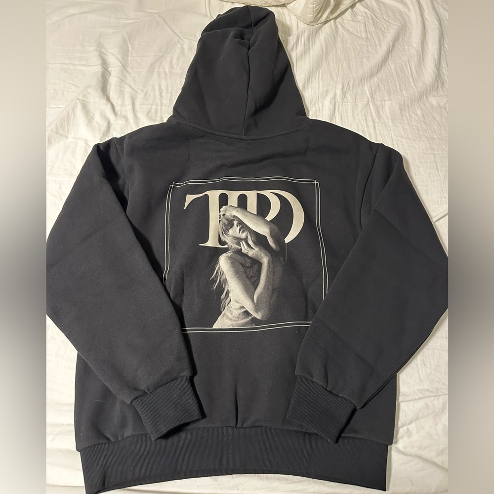 Taylor Swift The Tortured Poets Department TTPD Spotify Exclusive Black Hoodie